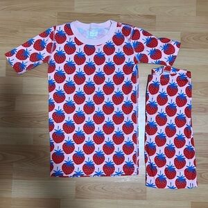 Strawberry Print Pajamas